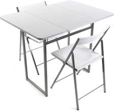 Andrea Set Tavolo E Due Sedie per Cucina, Terrazzo, Giardino, Balcone O Sala Da 