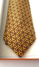 Hermès Hermes Cravatta Tie Cravate Krawatte 7452 HA - Geometric / Girandola