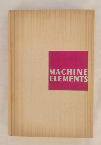 Machine elements v - elements, by