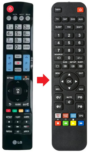 Telecomando adatto per - , lg