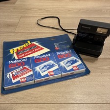 Polaroid One Step Close Up 600 fotocamera pellicola istantanea con cinturino non testata con pellicola