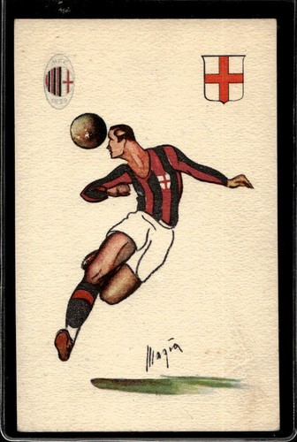 Cartolina illustrata calcio