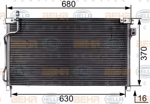 Condensatore climatizzatore - condensatore,