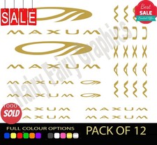 Maxum adesivo barca sticker