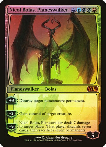 Foil nicol bolas planeswalker - nicol,