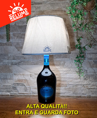 Lampada con bottiglia magnum - lampada,