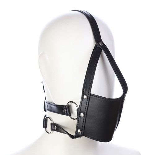 Maschera completa pelle pu - maschera,