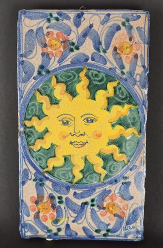 Piastrella sole terracotta