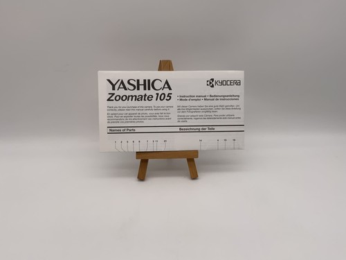 Yashica zoomate 105 manuale - 105,