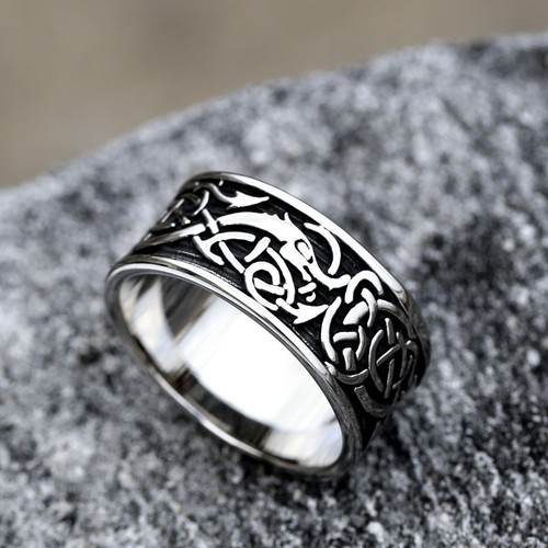 Anello drago nodo celtico - nodo,