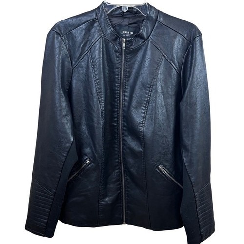 Giacca moto donna torrid nera - donna,