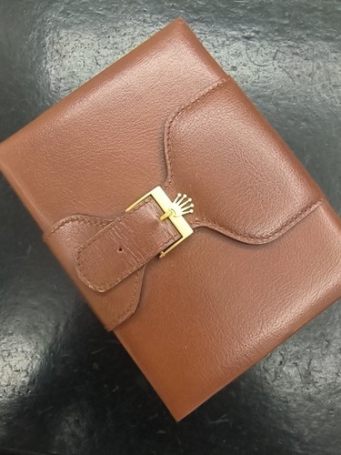 Rolex vintage leather box - vintage,