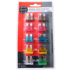 FUSIBILI A LAMA STANDARD PER AUTO MOTO SCOOTER CAMPER CAMION BARCA ECC