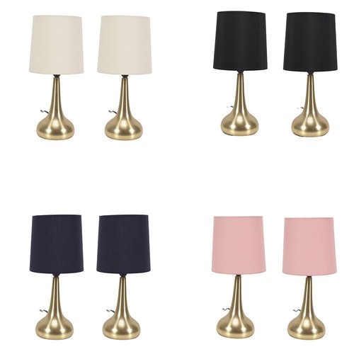 Coppia lampade tavolo touch - coppia,