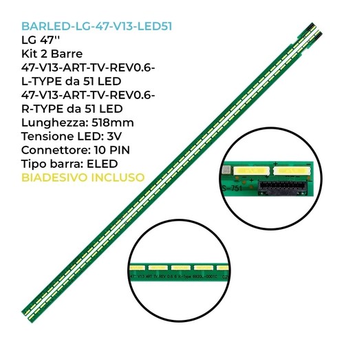 Kit barre strip led - barre,