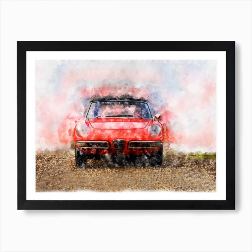 Quadro alfa romeo spider - quadro,