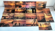 lotto 18 cartoline tematica tramonti a colori - non viaggiate