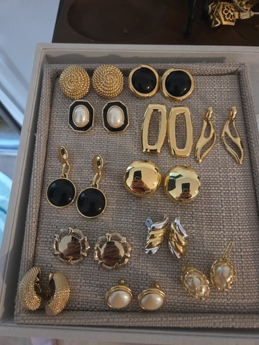 Lotto orecchini vintage - , tono
