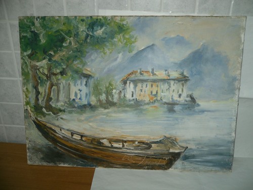 Quadro dipinto acquerello - quadro, su