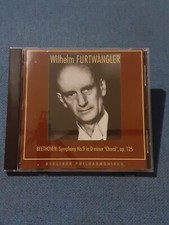 BEETHOVEN - SYMPHONY N 9.  FURTWANGLER.  CD RCD