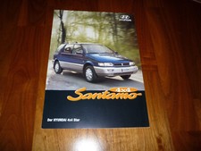 Hyundai Santamo 4x4 depliant depliant brochure folletto