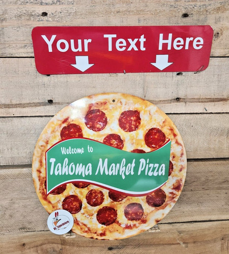 Insegna pizza personalizzata - insegna,
