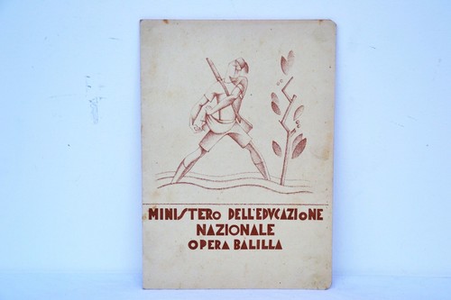 Pagella opera balilla era - pagella,