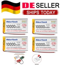 4x3,7V 10000mAh Batteria LiPo Ricaricabile 1S 3C Batteria ai Polimeri di Litio PH 2.0