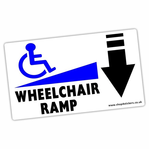Adesivo accesso rampa sedia - , a