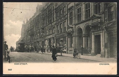 Cartolina londra croydon - londra,,