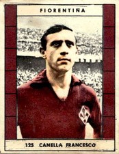 figurina calciatori imperia 1963/64 # 125 CANELLA FRANCESCO FIORENTINA