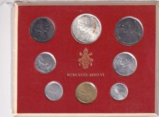 vaticano - divisionale 1968 - paolo VI