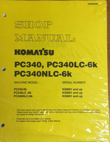 Komatsu pc340 pc340lc - pc340-6k,, pc340lc-6k