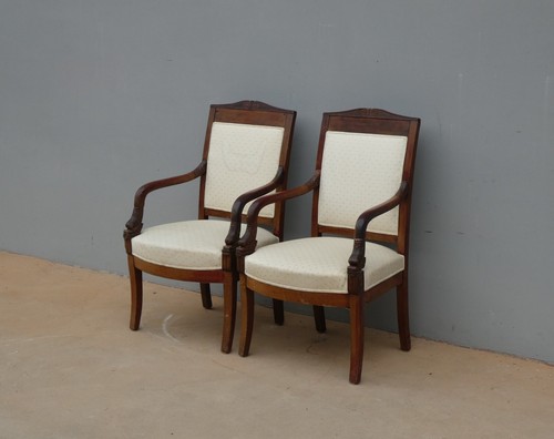 Coppia poltrone impero in - poltrone,