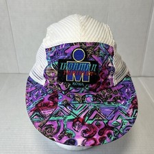 Cappello ciclismo vintage Iron Man Triathlon Kona maglia berretto floreale snapback made in USA