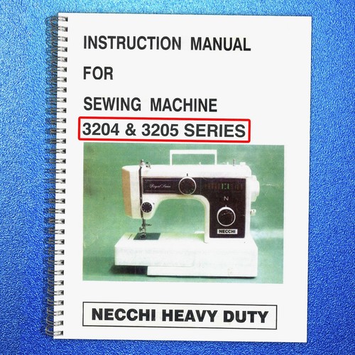 Necchi royale 3204 3205 - 3204, series
