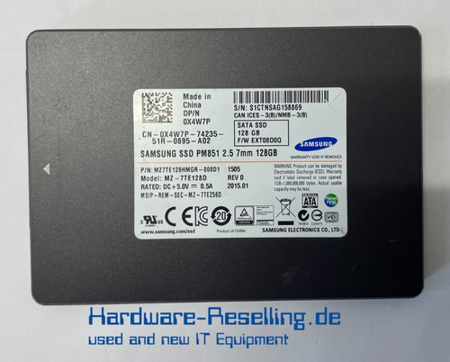 Samsung pm851 128gb ssd sata - ssd,