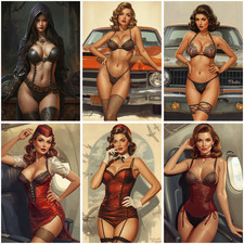 Pin Up Girl Adesivo Vinile