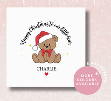 Biglietto Buon Natale Orsetto