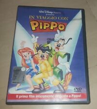 DVD IN VIAGGIO CON PIPPO 1° EDIZIONE DISNEY OLOGRAMMA TONDO WARNER Z8 FUORI CATA