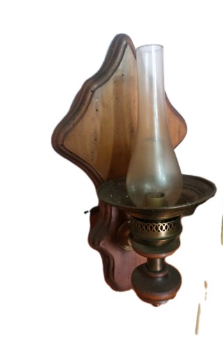 Applique antiche legno - applique, lume