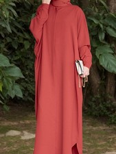 Maxi abito donna moda manica a