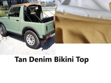 Miglior Bikini Targa Senza Spalline Top-TAN Denim per Samurai SJ410 SJ413-Offerta Lancio