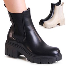 Stivaletti Chelsea Con Plateau