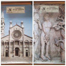 Modena 2 Manifesti Mostra 1984 " Quando Le Cattedrali Erano Bianche"