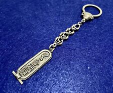 PORTACHIAVI in ARGENTO Antico Con Punzone Inglese (simbologia Egiziana)