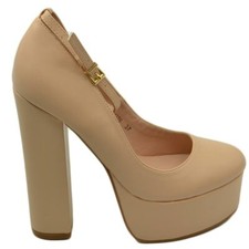DECOLLETE DONNA IN PELLE BEIGE
