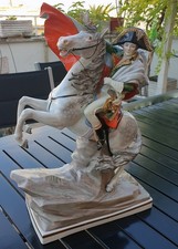 Napoleone attraversa le alpi after David Mark Sitzendorf 1880-1890 H. cm 43