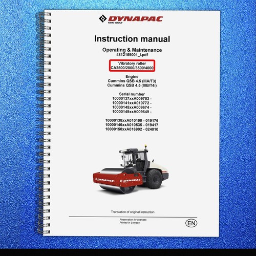 Dynapac ca2500 ca2800 ca3500 - dynapac,