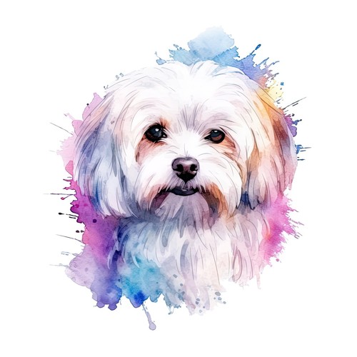 Adesivo auto maltese - , cani